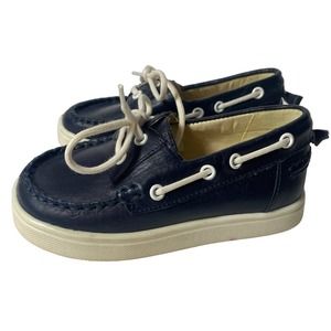 Baby Gap Boys Blue Boat Deck Shoes Size 8 Slip on